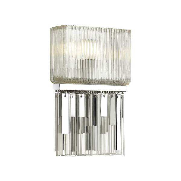 Купить Odeon Light 4871/1W HALL ODL_EX22 57 хром/прозрачный/стекло Бра E14 1*40W GATSBY