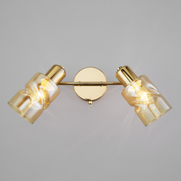 Купить Eurosvet Настенный светильник с поворотными плафонами 20120/2 золото a057770