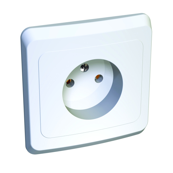 Купить Systeme Electric Этюд Бел Розетка 1-ая б/з