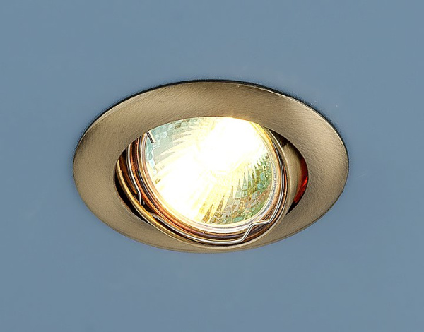 Elektrostandard 104S MR16 SB / Светильник встраиваемый бронза a031465