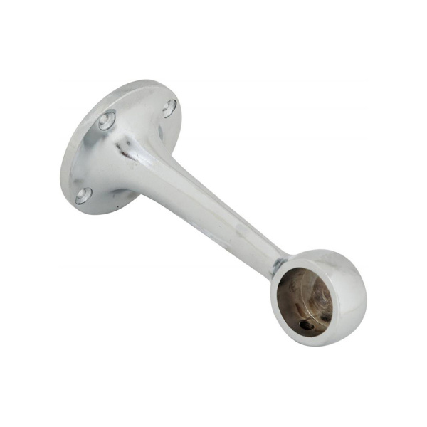 Tech-KREP Крепление трубы к стене торцевое усиленное, хром (1 шт) - пакет 127439