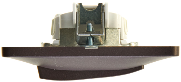 Купить Systeme Electric Glossa Антрацит Выключатель 1-клавишный, сх.1, 10АХ (в сборе)