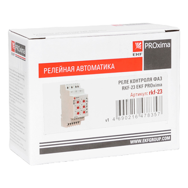 Купить EKF Реле контроля фаз RKF-23