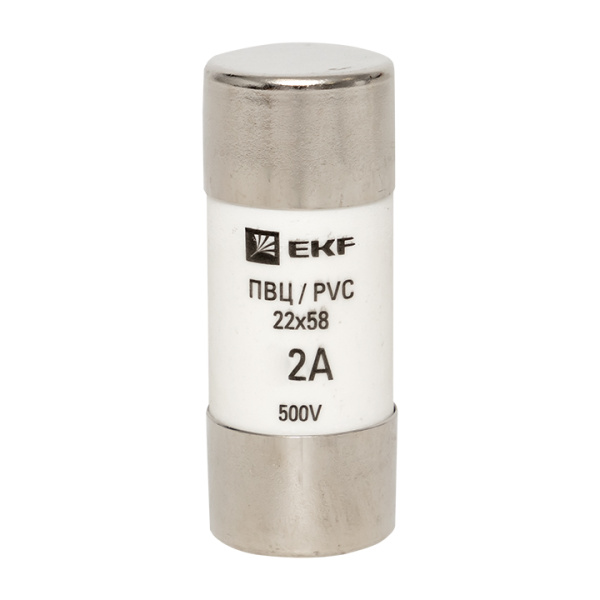 Купить EKF PROxima Плавкая вставка цилиндрическая ПВЦ (22х58) 2А