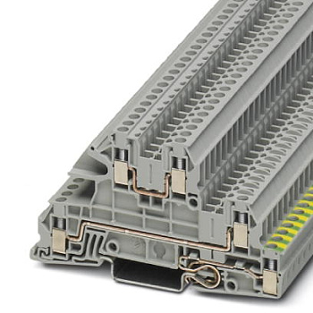 Phoenix Contact Заземляющие клеммы для выполнения проводки в зданиях UTI 2,5-PE/L/L 3076029