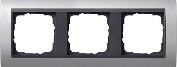 Gira Event Алюминий/Антрацит Рамка 3-ая 021306