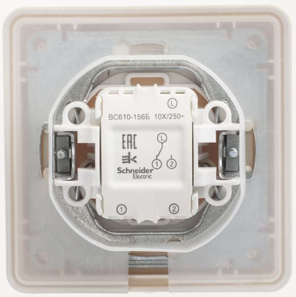 Купить Systeme Electric Wessen 59 Беж Переключатель 1-клавишный, 10АХ (в сборе)