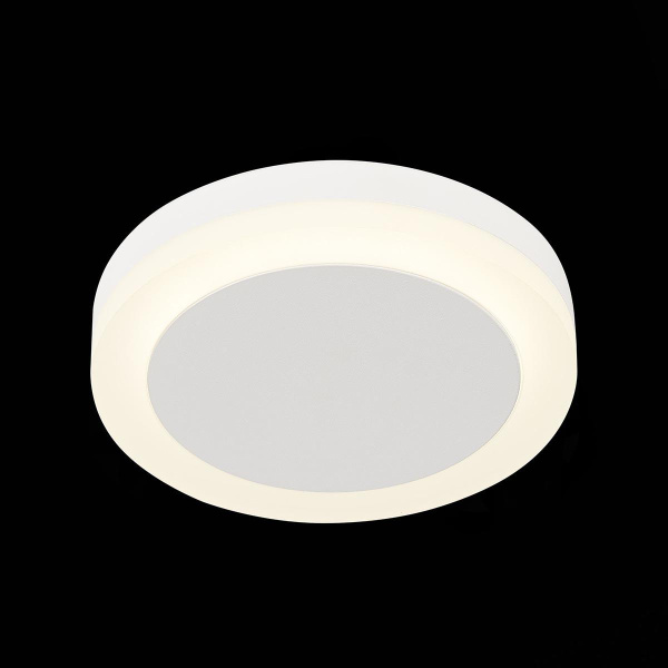 Купить ST Luce ST104.542.06 Светильник потолочный Белый LED 1*6W 4000K 468Lm Ra>80 120° IP20 D110xH20 170-240V