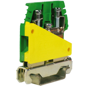 DKC TE.4/6/O, зажим для заземления желт.зелен 6 кв.мм