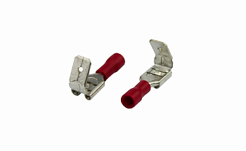 Клемма плоская изолированная гнездо - 7.4мм+штекер - 6.3мм 0.5-1.5мм² (РПи-О 1.5-(6.3) / РПИо 1.5-7.5) Rexant 08-0414