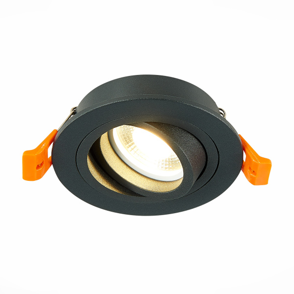 ST LUCE  ST251.418.01 Св-к встр. Черный GU10 1*50W IP20 L90xW90xH27 220V Без ламп ST LUCE  ST251.418.01 Св-к встр. Черный GU10 1*50W IP20 L90xW90xH27 220V Без ламп