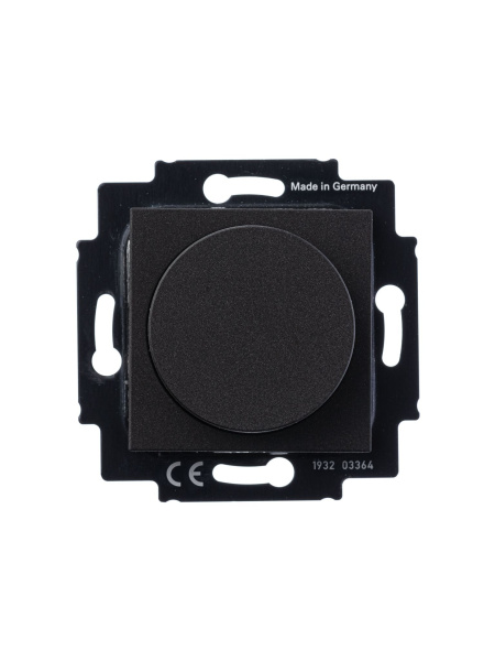 Купить ABB EPJ Levit антрацит / дымчатый чёрный Диммер поворотно-нажимной, 60-600Вт, R 2CHH942247A6063