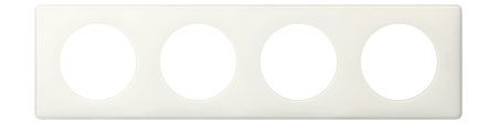 Legrand Celiane2 Белый глянец Рамка 4-ая (2+2+2+2 мод) 066634