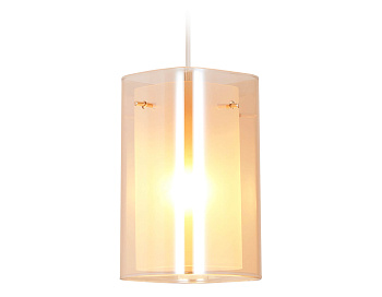Ambrella Подвесной светильник TR3681 GD/TI/FR золото/янтарь/белый матовый E14 max 40W D110*950
