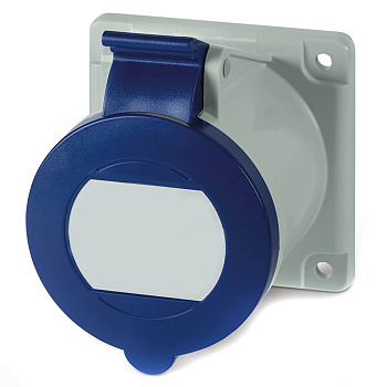 DKC Розетка панельная IP44 32A 2P+E 230В