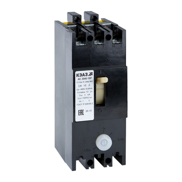 Купить КЭАЗ Выключатель автоматический АЕ2046-10Р-63А-12Iн-400AC-У3