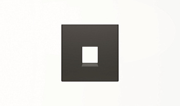 ABB SKY Чёрный бархат Накладка для телекоммуникационных розеток типа 8117... и/или 8118… 2CLA851700A1501