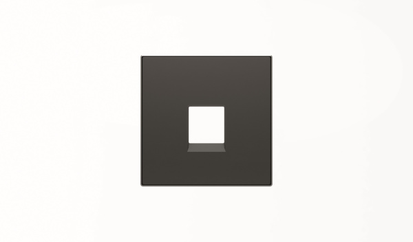 ABB SKY Чёрный бархат Накладка для телекоммуникационных розеток типа 8117... и/или 8118… 2CLA851700A1501