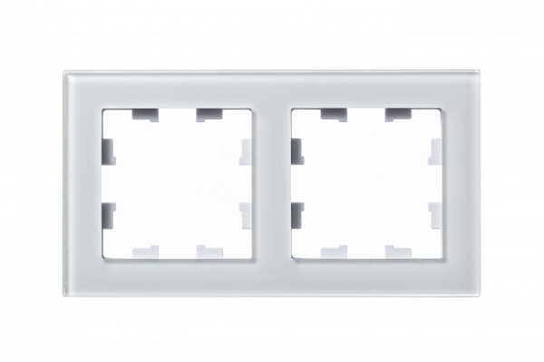 Купить Systeme Electric AtlasDesign Nature Стекло белый Рамка 2-ая