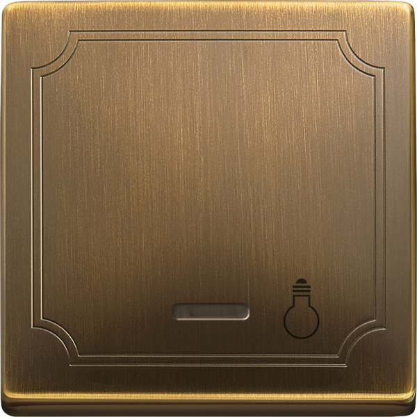 SE Merten SD Античная латунь Клавиша со световой индикацией, «свет» (MTN437943)