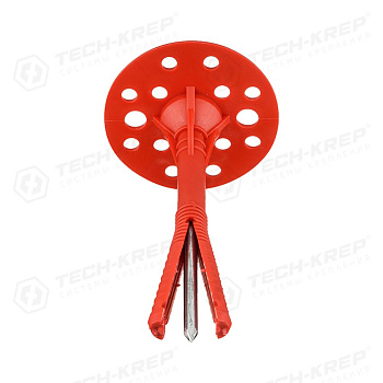 Tech-Krep Дюбель для теплоизоляции с термоголовкой 10х120 (50 шт) - пакет 124470