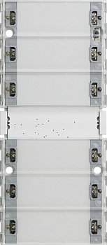 Gira KNX Выключатель сенсорный 3 Komfort, 6-клавишн. 513600