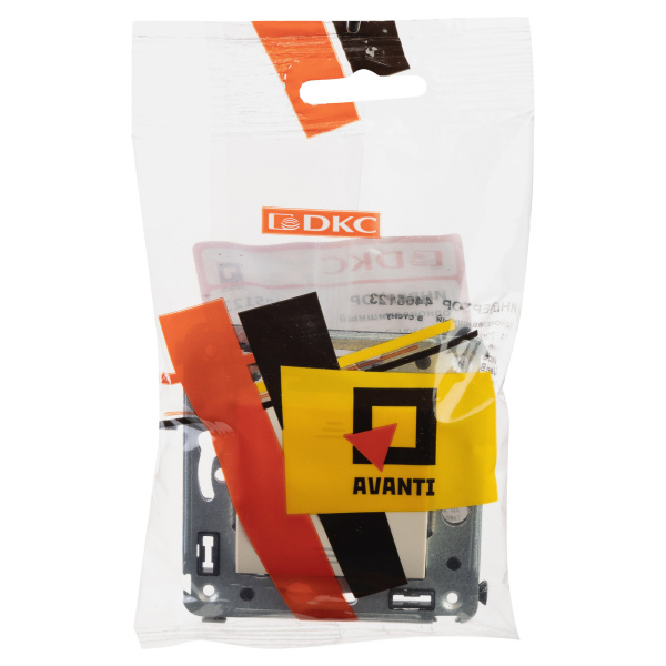 Купить DKC Инвертор одноклавишный в стену, "Avanti", "Ванильная дымка"