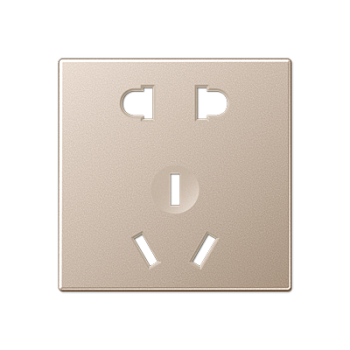 JUNG Розетка со шторками китайского стандарта A3521-5CNCHPL