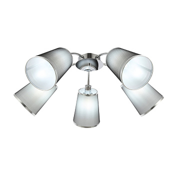 Evoluce SLE103002-05 Светильник потолочный Хром/Черный E14 5*40W