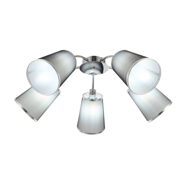 Evoluce SLE103002-05 Светильник потолочный Хром/Черный E14 5*40W