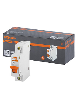 TDM Авт. выкл.ВА47-63 1Р 50А 4,5кА х-ка С SQ0218-0008