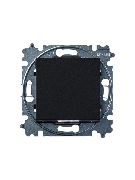 Купить ABB EPJ Levit антрацит / дымчатый чёрный Выключатель 1-клавишный 2CHH590145A6063