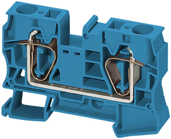 Купить SE Клеммник пружинный проходной 16 мм.кв. 2тчк. синий NSYTRR162BL