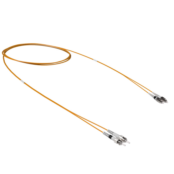 DKC Оптический коммутационный шнур переходной Duplex ST-UPC/FC-UPC, 50/125 OM2, 1 м