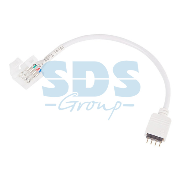 LAMPER Коннектор соединительный для RGB светодиодных лент с влагозащитой шириной 10 мм и контроллеров 144-132