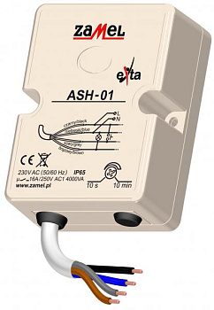Zamel Таймер лестничный 10с-10мин 16А IP65 крепление на плату ASH-01