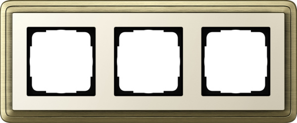 Gira ClassiX Бронза/Кремовый Рамка 3-ая 0213623