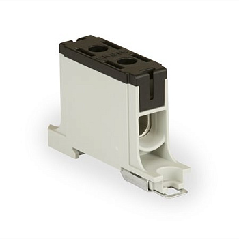 ENSTO Клеммный блок универсальный 1-полюсный, черный, Al 6-50 мм², Cu 2.5-50 мм², 1000В AC/DC KE161.6