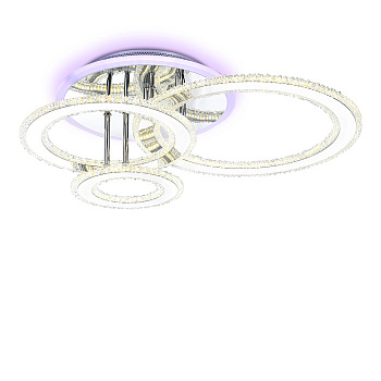 Ambrella Светильник светодиодный потолочный управляемый FA8851/3 CH хром 208W 3000K+6400K/3000K/6400K/4200K+4200K 540*390*140 (ПДУ РАДИО 2.4G)