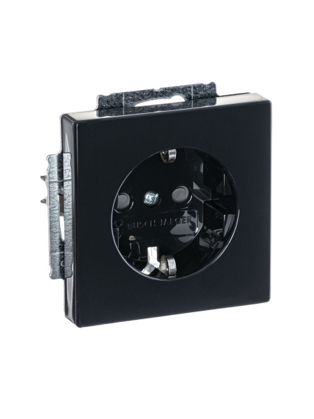 Купить ABB BJE Solo/Future Чёрный Антрацит Розетка с/з с защитными шторками 2CKA002013A5265