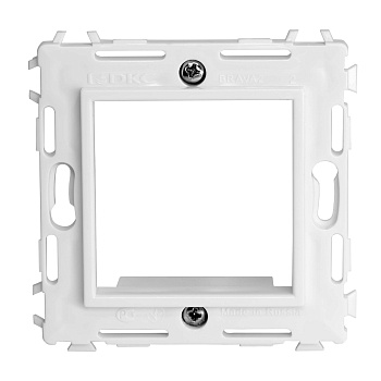 DKC Каркас на 2 модуля (одноместный), белый, RAL 9016