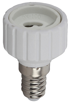 ЭРА E14-GU10 Белый Переходник E14-GU10