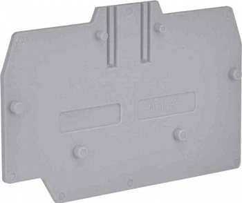 DKC HMT.10/PTGR, торцевой изолятор серый для HMM.10 DKC HMT.10/PTGR, торцевой изолятор серый для HMM.10