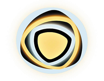 Ambrella Потолочный светодиодный светильник с пультом FA804 WH белый 140W 500*500*60 (ПДУ РАДИО 2.4)