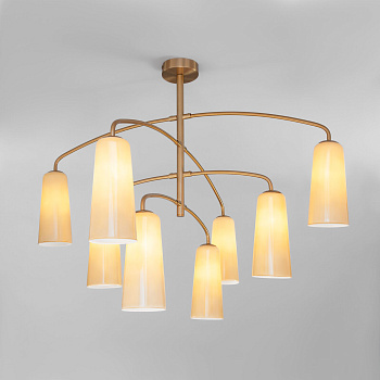 Eurosvet Люстра в стиле лофт 70137/8 латунь a057695