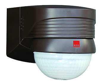 BEG Коричневый Датчик движения уличный 280°, радиус действия 16м IP54 91018