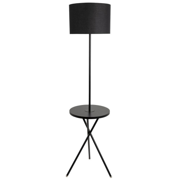 Arte Lamp A2070PN-1BK Торшеры с одним плафоном