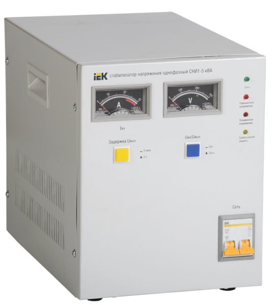Купить IEK Стабилизатор напряжения СНИ1-5 кВА однофазный