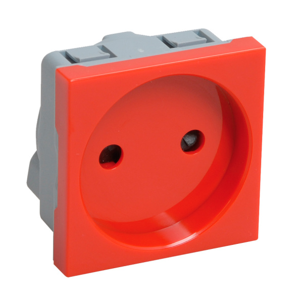 Купить IEK PRIMER РКС-20-22-П-К Розетка без з/к 2к (на 2 модуля) ПРАЙМЕР красная