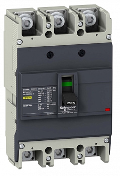SE EasyPact EZC 250 Автоматический выключатель 3P/3Т 160A 36кA/415В EZC250H3160 SE EasyPact EZC 250 Автоматический выключатель 3P/3Т 160A 36кA/415В EZC250H3160